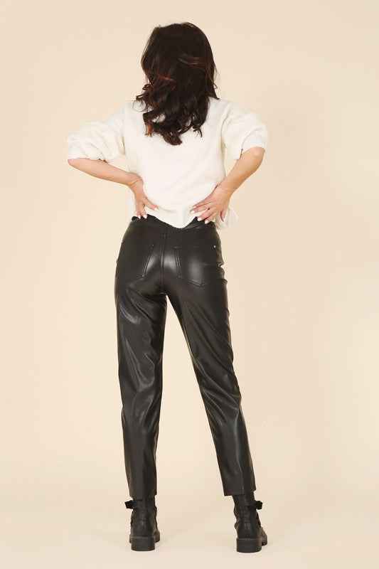 Vegan leather pants - Akana