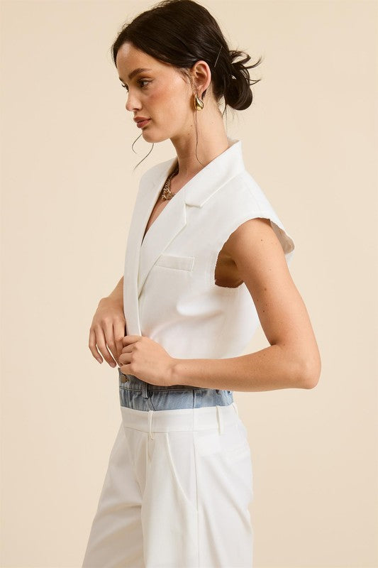 YVORY TAILORED VEST