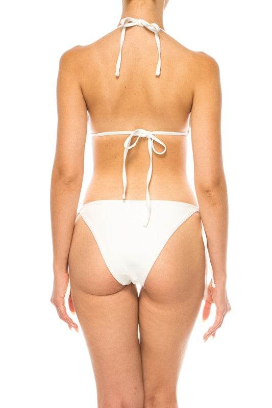 TWO PIECE OMBRE GLITTER SEQUINS BIKINI - Akana Style