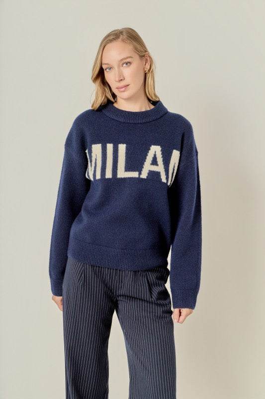 Lettering sweater - Akana Style