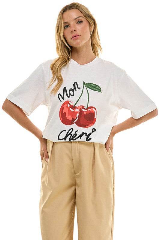 MON CHERI OVERSIZED TEE - Akana Style