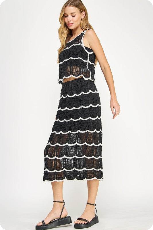 Ashley Skirt Set - Trendy and Stylish Two-Piece Outfit - Akana Style