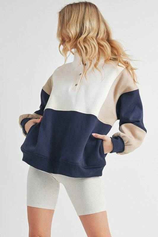 Glo Colorblock Pullover - Akana Style