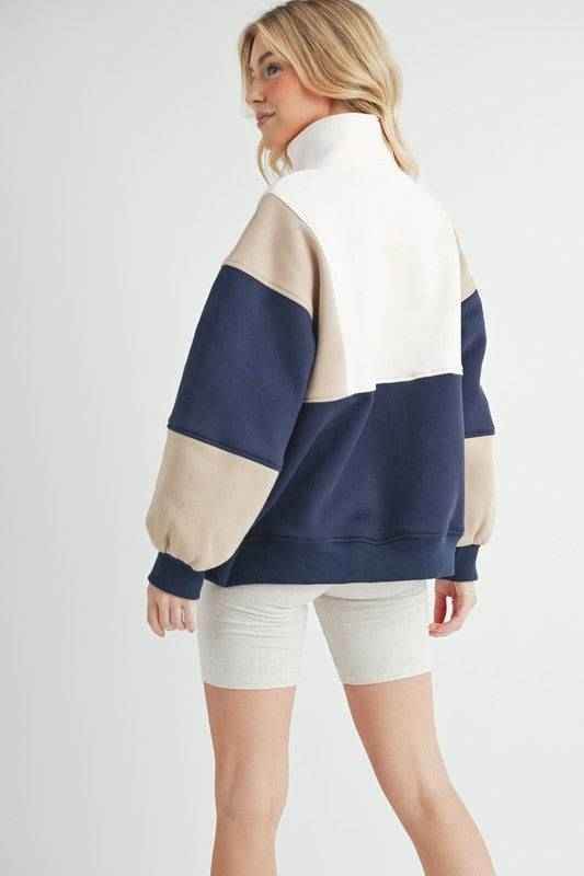 Glo Colorblock Pullover - Akana Style