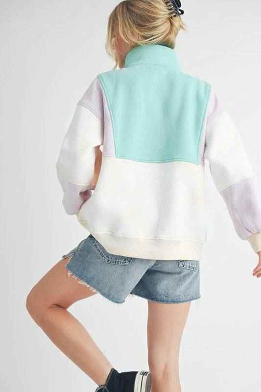 Glo Colorblock Pullover - Akana Style