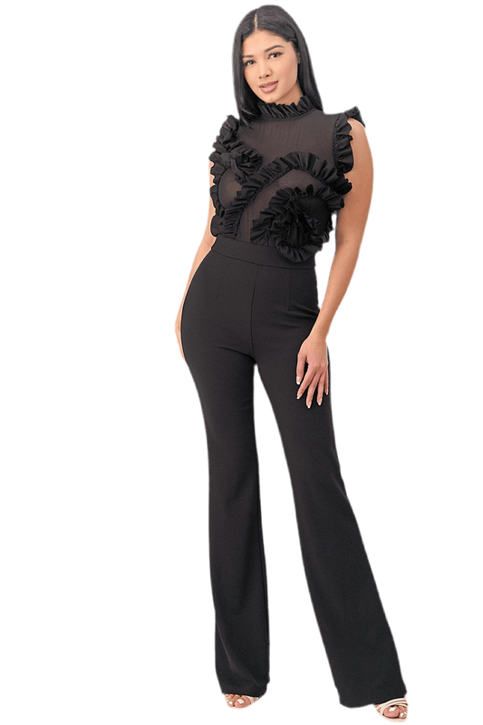 RUFFLE JUMPSUIT