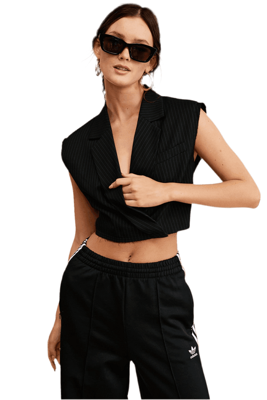 Black Tailored Vest for a Sharp and Stylish Look - Akana Style