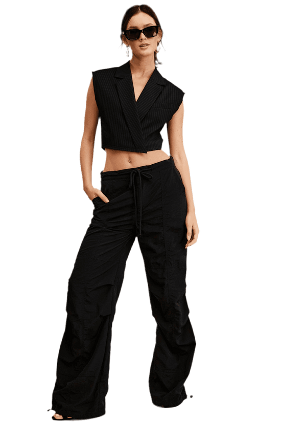 Black Tailored Vest for a Sharp and Stylish Look - Akana Style