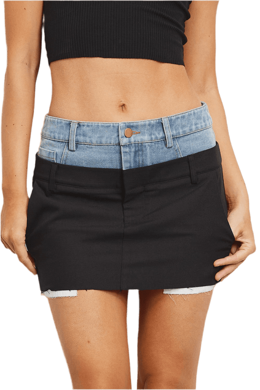 Waistband Mini Skirt