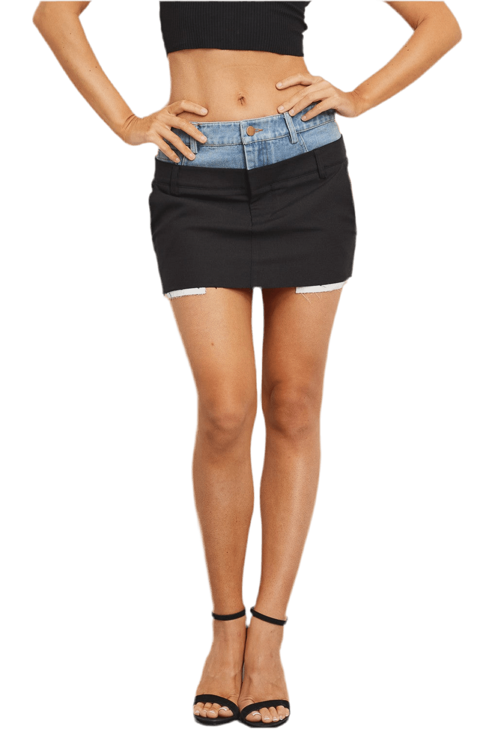 Waistband Mini Skirt