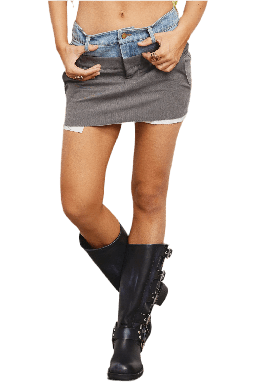 Waistband Mini Skirt