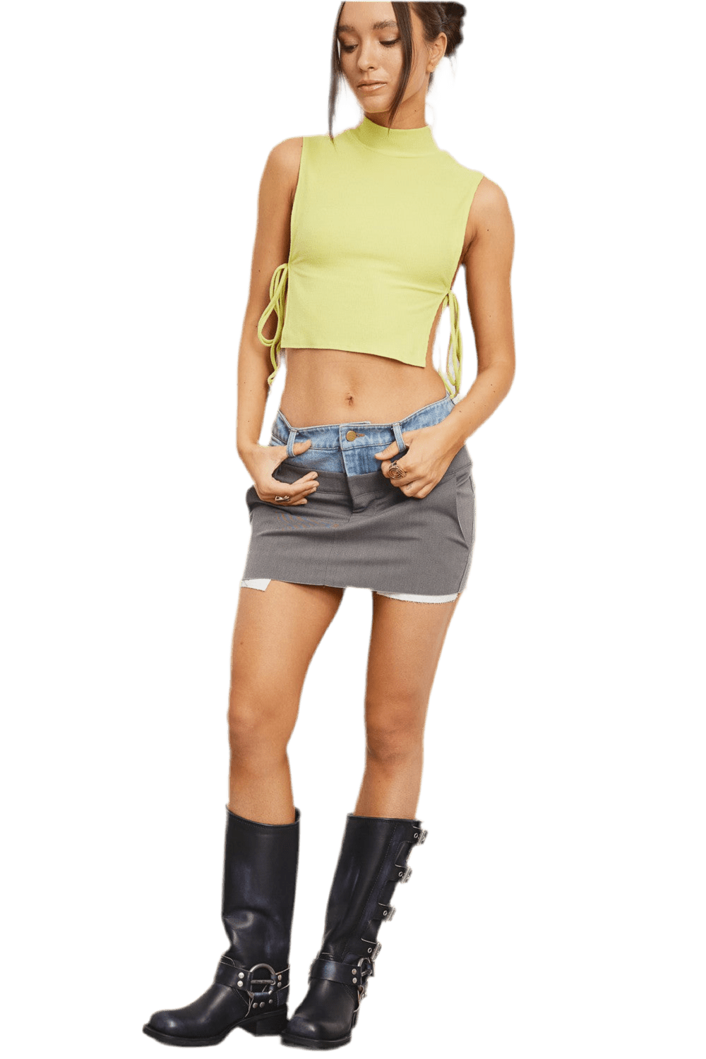 Waistband Mini Skirt