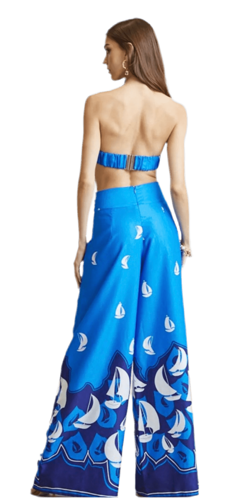 Blue sail bandeau set