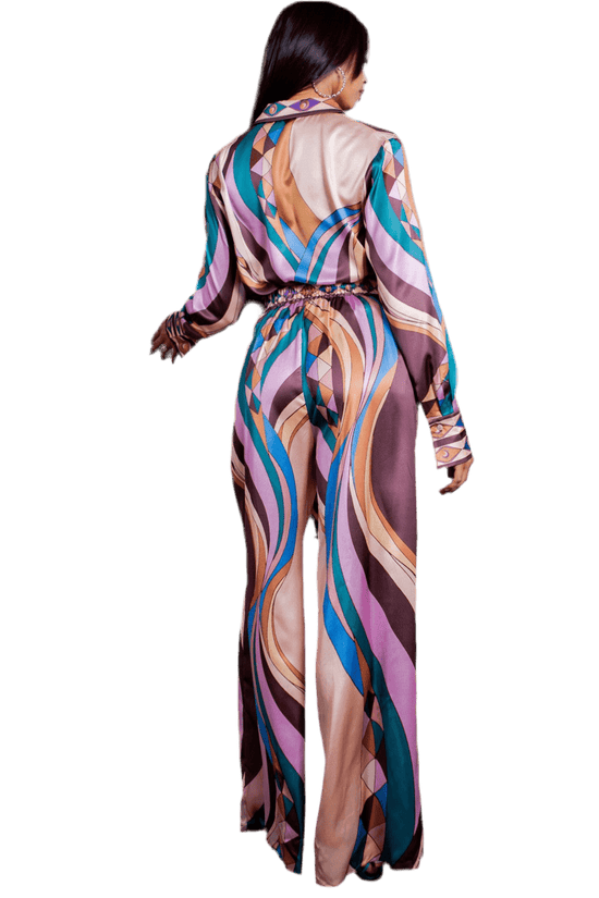 Blouse and Wide Pants Set for Stylish Comfort - Akana Style