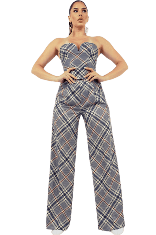 Bustier Top and Pants Set for Chic and Stylish Outfits - Akana Style