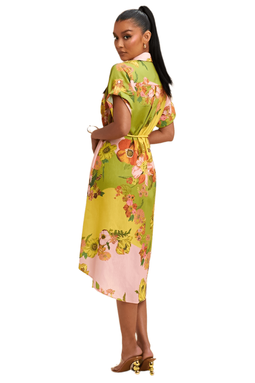 Flora midi dress