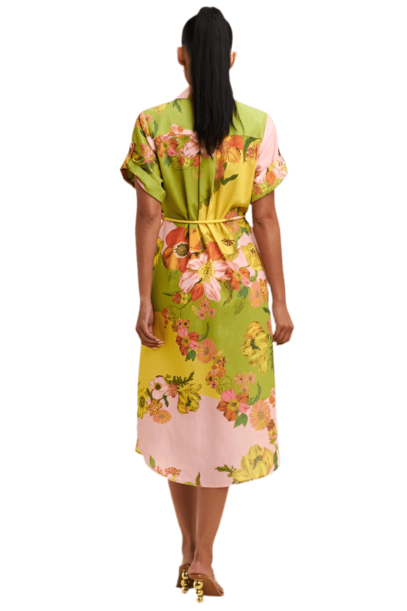 Flora midi dress