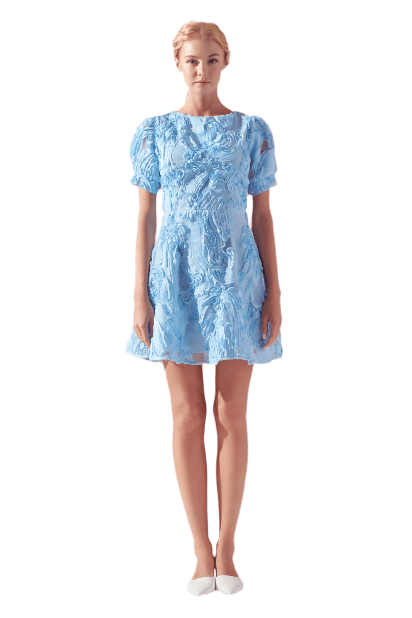 organza mini dress