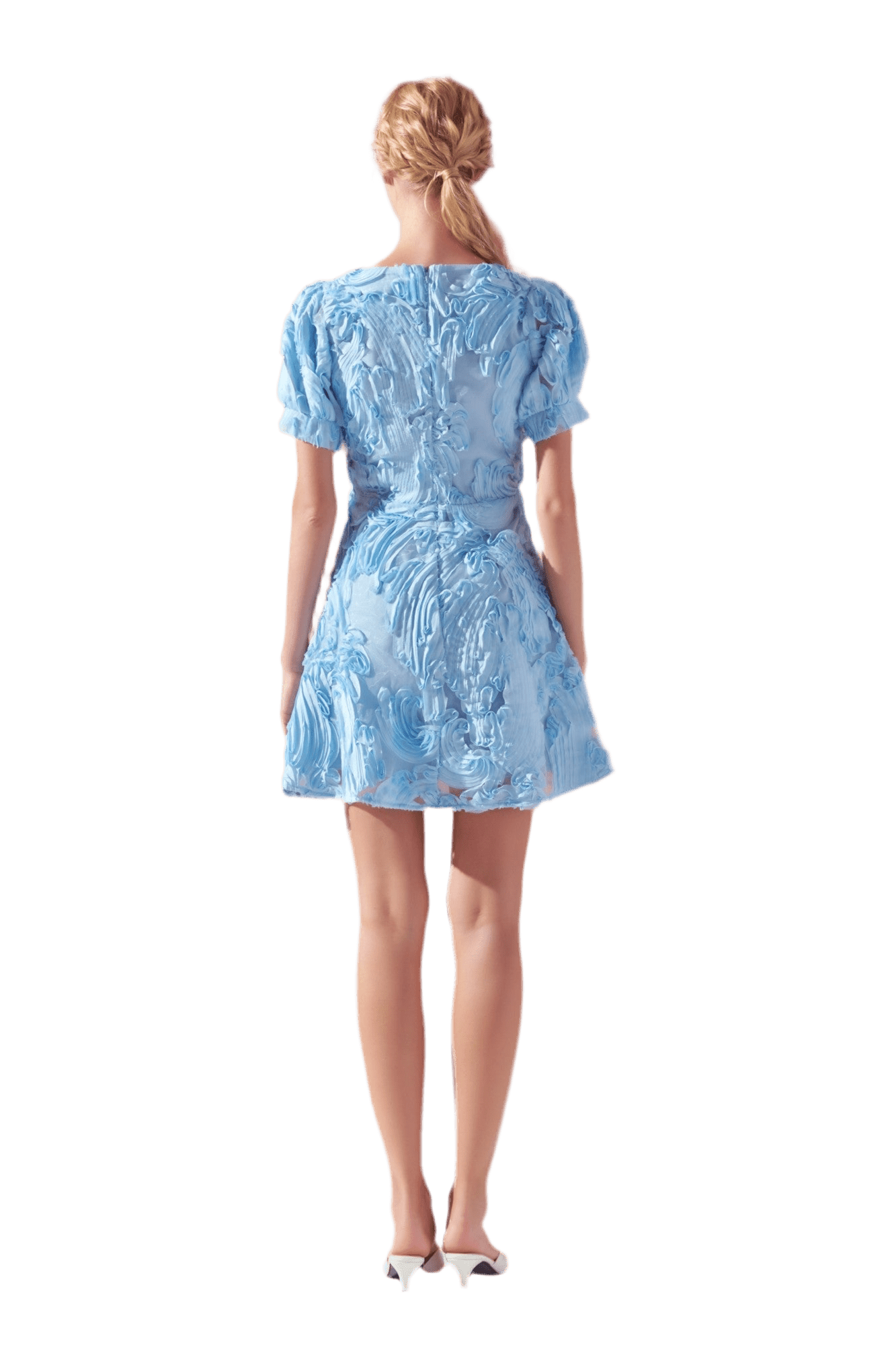 organza mini dress