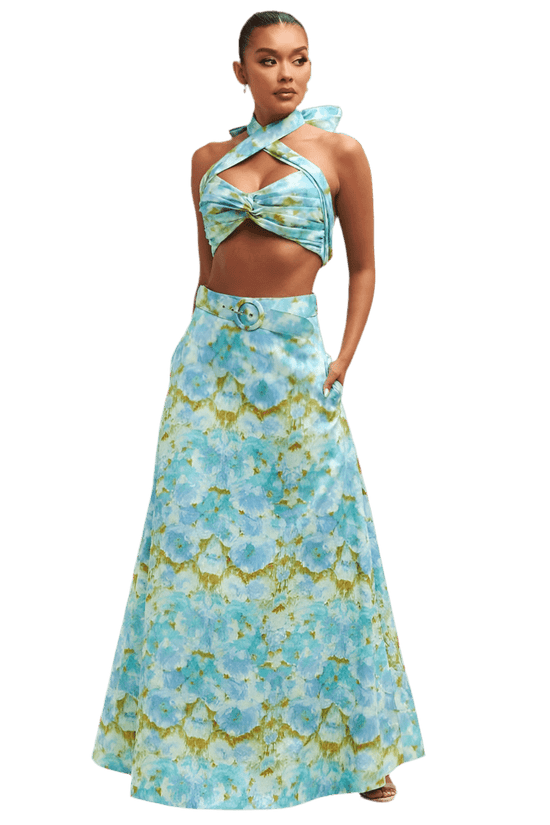 Vintage Skirt Set - Timeless Style for Effortless Elegance - Akana