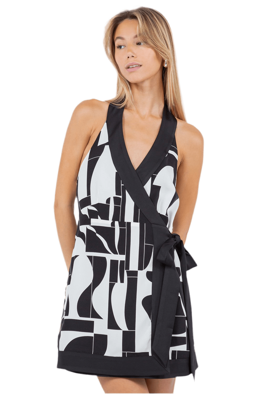 Geo print dress