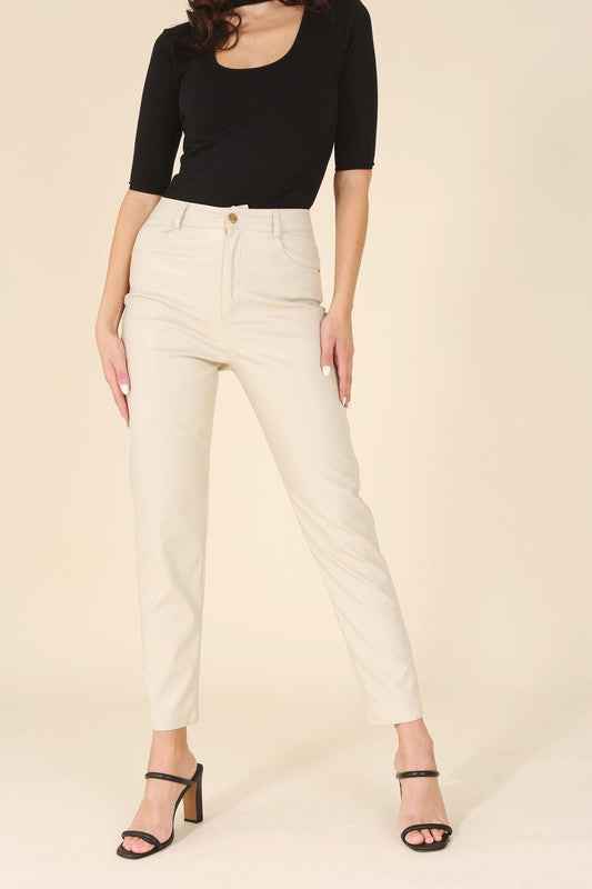 Vegan leather pants - Akana