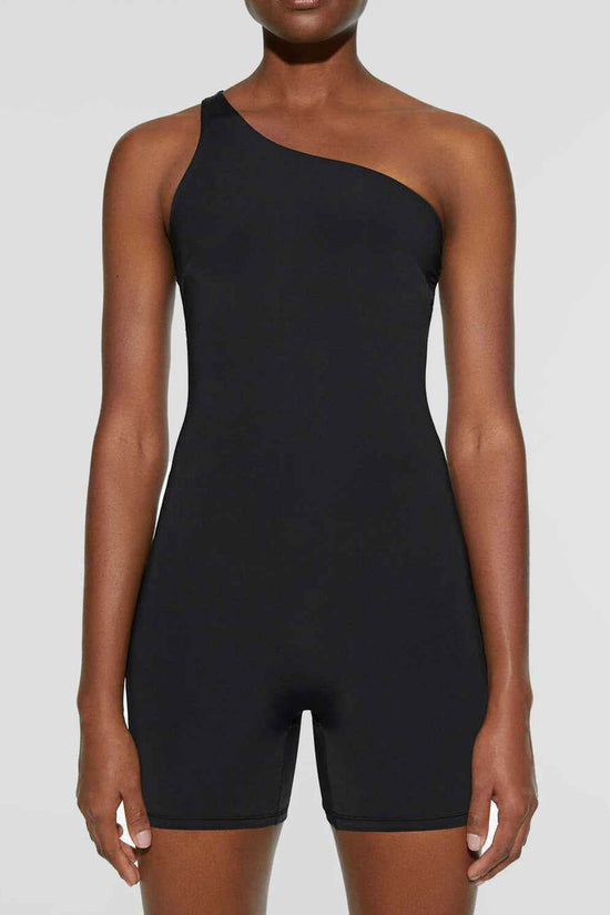 Single Shoulder Romper for Stylish Comfort and Performance - Akana Style