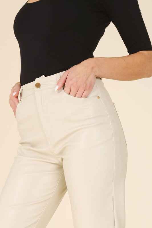 Vegan leather pants - Akana