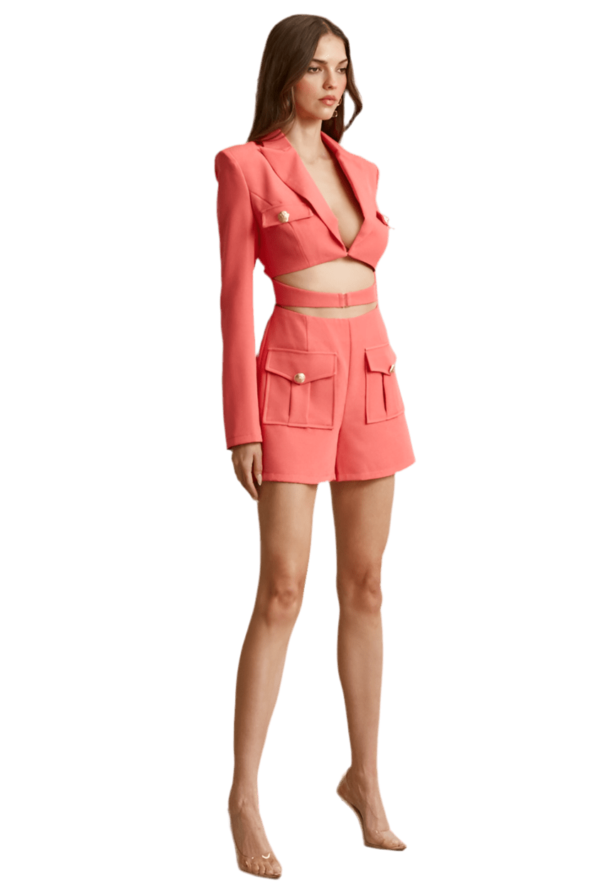 Barbie blazer cargo romper