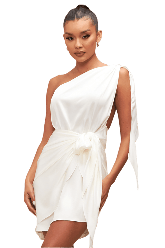 Satin Mini Dress for Effortless Elegance and Style