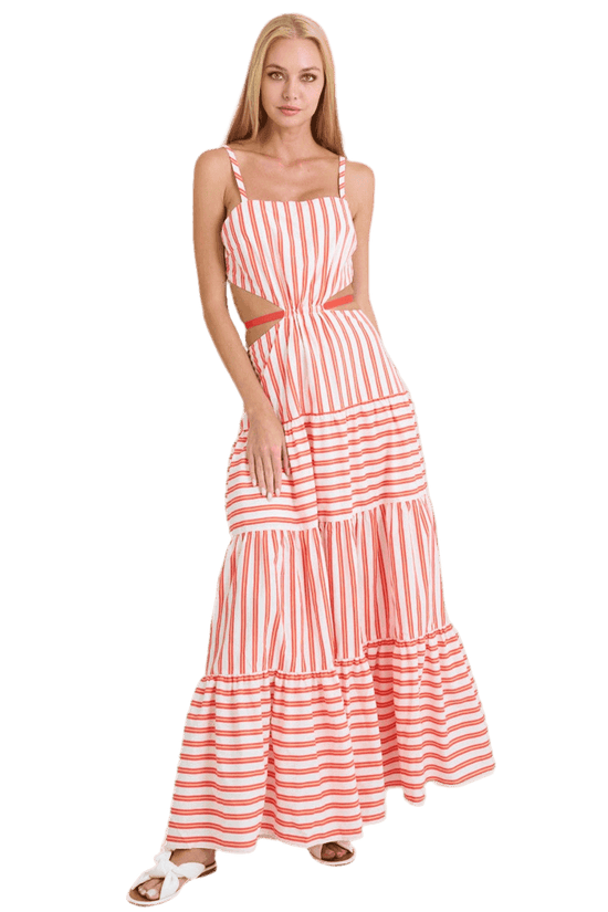 Cutout Maxi Dress for Effortless Style and Elegance - Akana Style