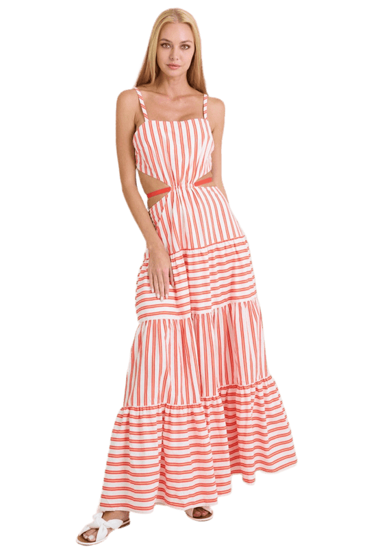 Cutout maxi dress