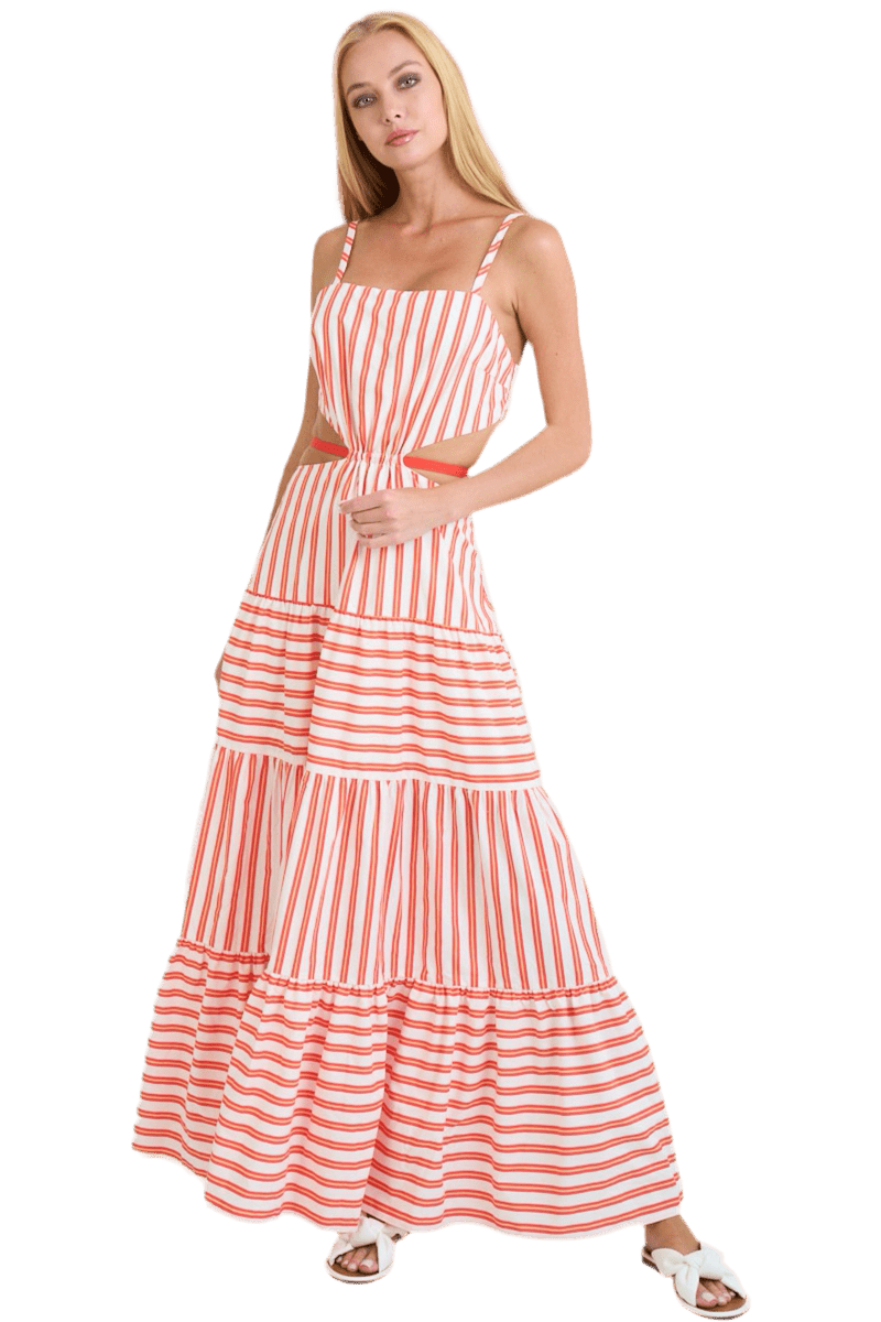 Cutout maxi dress