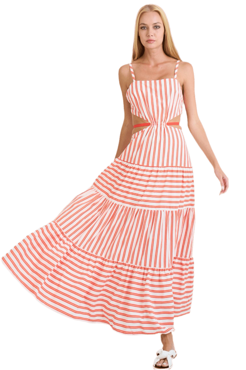 Cutout maxi dress