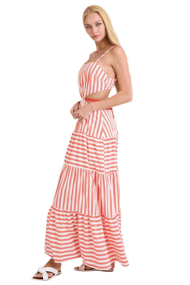 Cutout maxi dress